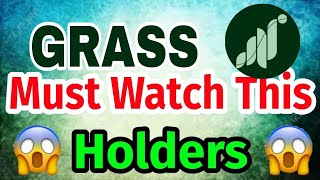 Grass coin Today Update Grass Crypto Price Prediction [upl. by Sarid235]