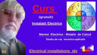 84 Marimi electriceRelatie de calculdimensionare si protectie Curs gratuit Instalatii Electrice [upl. by Eneloj]