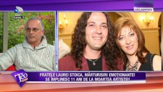 Teo Show 07032017  Fratele Laurei Stoica imagini nemaivazute cu artista [upl. by Eliezer509]