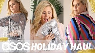 PLUS SIZE ASOS TRY ON HAUL  A VERY EXTRA HOLIDAY  WHAT TO BUY ON CYBER MONDAY FROM ASOS [upl. by Deraj]