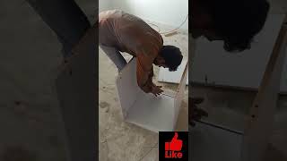 minifix installation and box making How it fix modular cabinet assembling [upl. by Pfeifer]