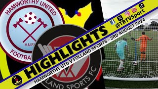 HIGHLIGHTS Hamworthy Utd v Folland Sports Wessex League Div 1 football nonleague highlights [upl. by Nylaehs]