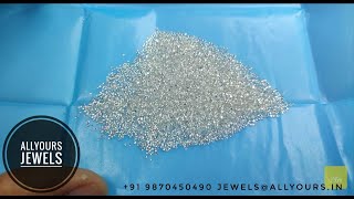 1mm 1cents weight diamonds of VVS vs si quality  best price [upl. by Teiv]