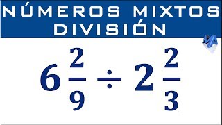 División de números mixtos [upl. by Montano]