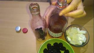 LIKER od KUPINE kako napraviti kod kuce  blackberry liqueur [upl. by Tati]