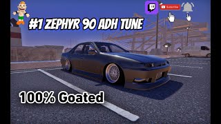 NEW Best ZEPHRY Drift Tune  CarX Drift Racing Online  90 ADH [upl. by Keiryt]