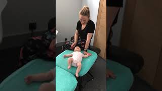 Chiropractic on baby craniosacral therapy [upl. by Gardy]