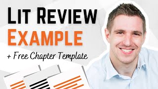 Literature Review Example amp Sample Full Walkthrough  Free Proposal Template [upl. by Supen]