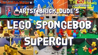 Artsy Brick Dudes Classic Lego Spongebob Universe Supercut [upl. by Loresz]