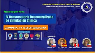 ✅ Webinar │IV Conversatorio Descentralizado de Simulación Clínica  2do Día 19102024 [upl. by Whiney]