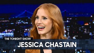 Taylor Swift Made Jessica Chastain a Personalized Breakup Playlist  The Tonight Show [upl. by Nudd]