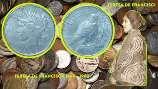 1 Dollar quotPeace Dollarquot  United States  1922  Silver youtube [upl. by Rothschild]