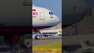 🙋Take off travel airindia viralshorts trending trendingshorts youtubeshorts youtubetrading [upl. by Aerdnac]