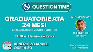 Graduatorie Ata 24 mesi le risposte ai vostri quesiti tutto quello che cè da sapere [upl. by Rossing806]