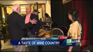 Taste of NorCal showcased at Super Bowl XLIX media event [upl. by Rehpotsirhcnhoj]