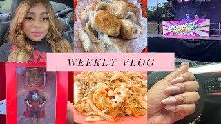 VLOG  GRWM  ATLANTA RESTAURANTS  MIDNIGHT MARKET  THE DUMPLING FACTORY [upl. by Alexa971]