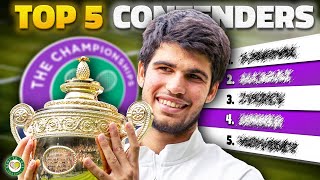 Mens Top 5 Contenders at Wimbledon 2024 [upl. by Longawa247]