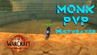 TWW Season 1 Mistweaver Monk Rated Battleground Blitz PVP Gameplay 10 [upl. by Reube]