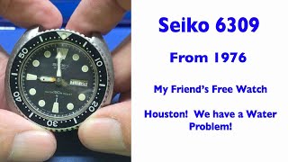 Seiko 6309 Dive Watch from 1976 Lets see if we can fix her up [upl. by Retsevlis]