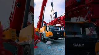 SANY SAC3500T7 New Model Mobile Crane fixing SuperliftHeavy lifting Equipments Shortvideo [upl. by Clayborne]