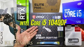 intel Core i5 10400F Msi MAG B460M MORTAR RTX 3060TI Gaming PC Build Benchmark [upl. by Bolitho]