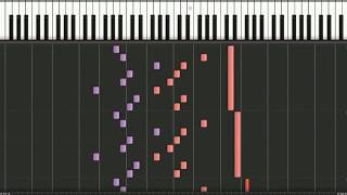 999 Morphogenetic Sorrow piano version Synthesia [upl. by Aicila976]