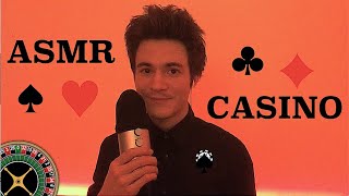 ASMR FRANCAIS  Casino  Poker Roulette Black Jack machine à sous [upl. by Tound]