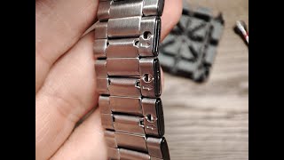 HOW TO ADJUST  RESIZE THIS TYPE OF WATCH BAND  CASIO MTP1302D1A1VEF [upl. by Adyan55]