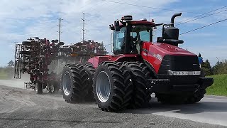 BIG Red POWER Case IH Steiger 620 Tractor Needs lots of Road [upl. by Ambrosia]