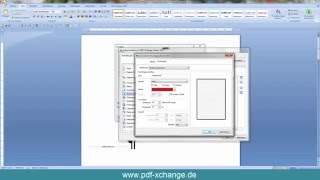 PDFXChange Pro  Erstellen von Wasserzeichen [upl. by Weidman]