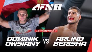 Arlind Berisha vs Dominik Owsiany  Full Fight  AFN 7 [upl. by Kelton12]