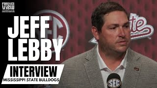 Jeff Lebby Discusses State of Mississippi Sate Football Taking Over as Head Coach at SEC Media Day [upl. by Attevroc56]