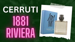 Cerruti 1881 Riviera fragrance review [upl. by Raab]