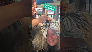 Transforming my curls at Ambushed Salon Gahanna Ohio ✂️💇‍♀️ CurlyHaircut SalonMagic [upl. by Rickart]