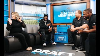 Xavier Legette Sits Down with Jonathan Stewart and Geoff Schwartz  Carolina Panthers [upl. by Nelyahs]