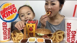 BURGER KING Bacon amp Cheese Whopper Chicken Fries  Mukbang  NE Lets Eat [upl. by Chapen334]