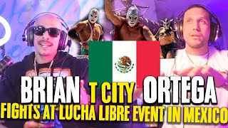 Mr Criminal On Air Live BrianquotT Cityquot Ortega talks fighting at Lucha Libre fight in Mexico [upl. by Svend204]