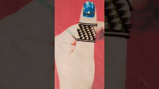 Finger mehndi design mehndi easy fingermehndidesign shorts viralvideo [upl. by Novert]