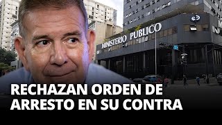 EDMUNDO GONZÁLEZ EEUU Europa y Latam RECHAZAN ORDEN DE ARRESTO contra opositor  El Comercio [upl. by Katina643]