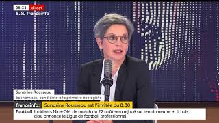 Sandrine Rousseau sur France Info  9 septembre 2021 [upl. by Calley]