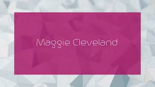 Maggie Cleveland  appearance [upl. by Leahsim]