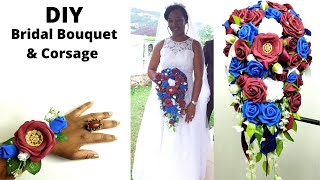 DIY Bridal Cascading Bouquet [upl. by Irik]