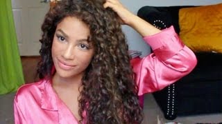 How to Style Curly Hair Curly hair routine [upl. by Odysseus]