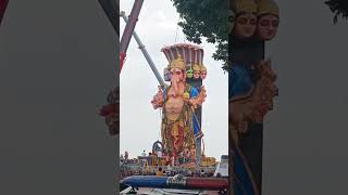 Khairthabad Ganesh Statue Immersion in Hyderabad Ganesh Videos Khairthabad Ganesh Immersion 2024 [upl. by Halyak]