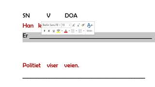 Analysere SVDO [upl. by Merla]