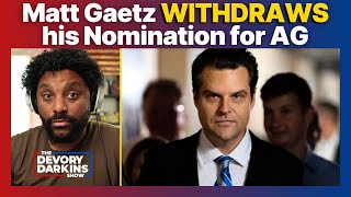 BREAKING Matt Gaetz Withdraws Nomination for Trumps Attorney General [upl. by Anelegna]