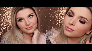 Christmas Glitter Makeup Look  Karrysbeautychannel ♥ [upl. by Gilson]