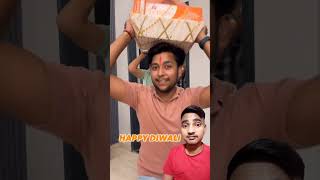 Happy Diwali  BTS  the mridul  nitin Pragati themridul comedy comedyvideos mastani pragati [upl. by Esirehc930]