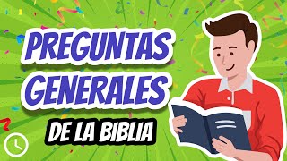 25 PREGUNTAS GENERALES DE LA BIBLIA 😄 TEST BIBLICO [upl. by Nwonknu]