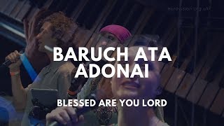 Vinesong  Baruch Ata Adonai Blessed are You Lord Lyric Video [upl. by Aihsyla]